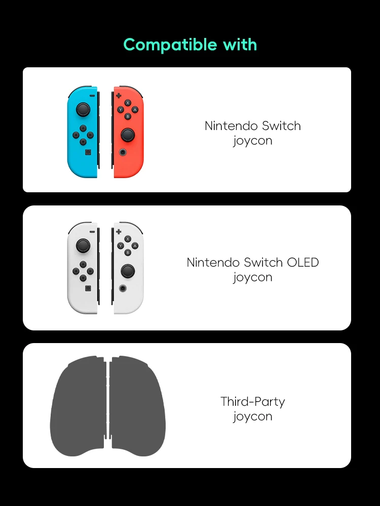 Зарядная ручка DATA FROG Joycon для Nintendo Switch/Switch Lite/Switch OLED