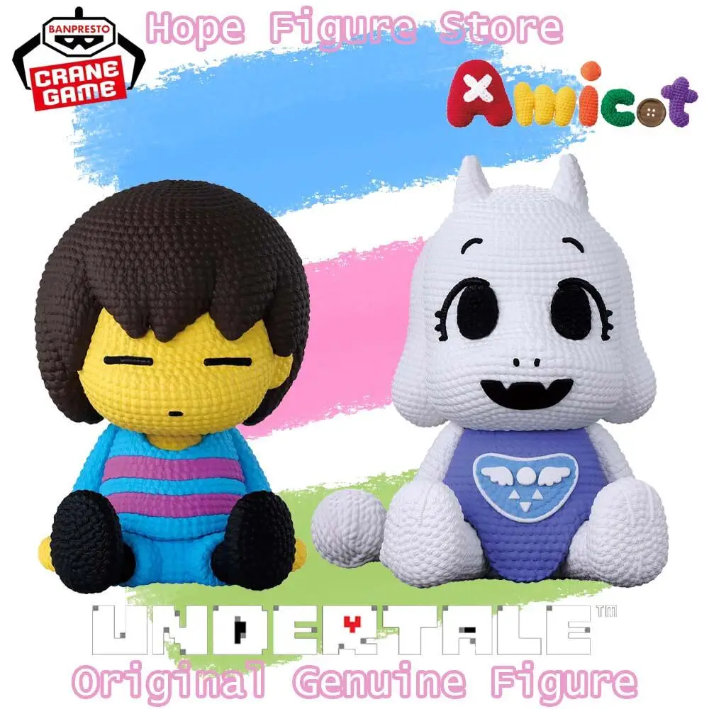 Фото В наличии: Фигурка BANPRESTO Amicot UNDERTALE Frisk Toriel, аниме-модель, игрушка №1