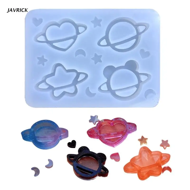 

3D Planet Pattern Silicone Mold Jewelry Pendant Trafts Making Supplies Non-stick