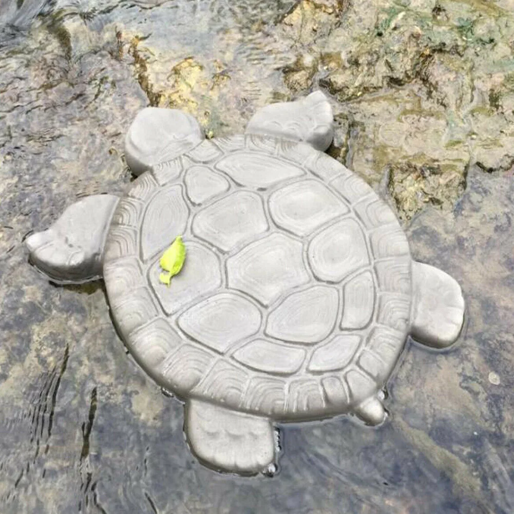

Paving Mold Stepping Stone Black Manual Concrete Cement Turtle Shape Reusable Garden Decor Outdoor Tool Driveway Road ABS