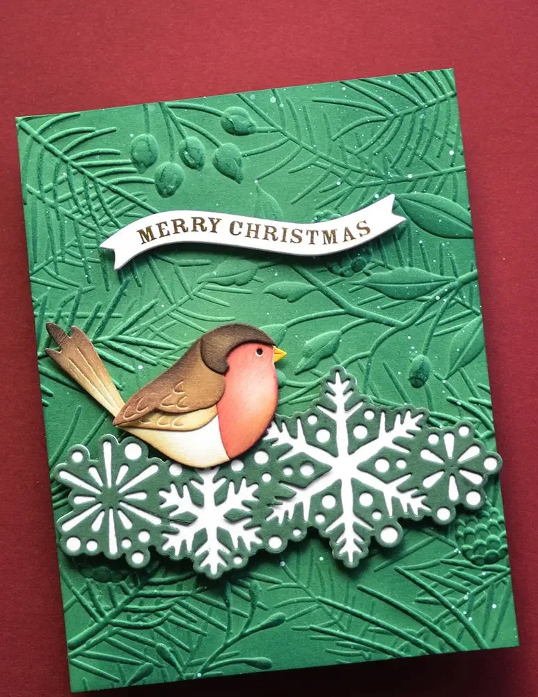 Варежка с птичьими птицами Снежная груша Рождественская варежка штампы для