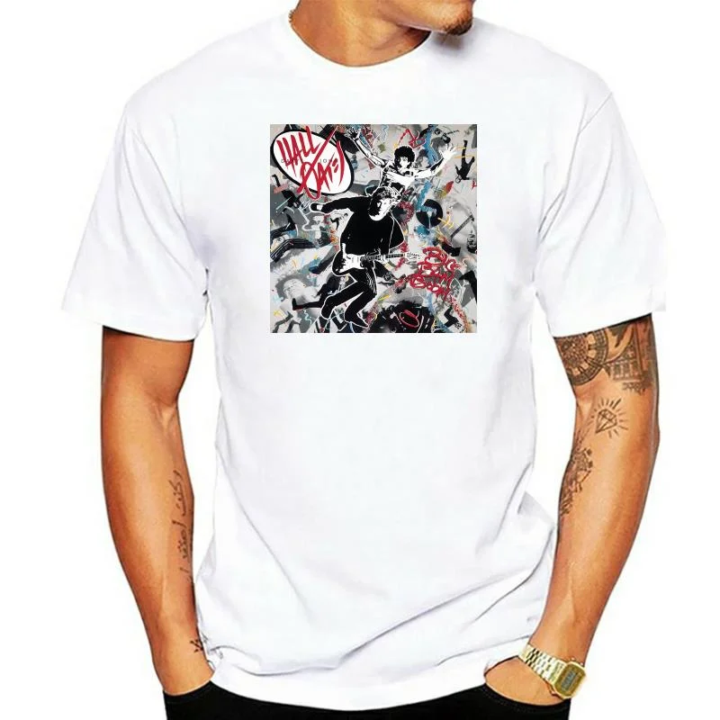 

Camiseta negra de The OATES y HALL for hombre, camisa grande de la leyenda de la Music, Bam, Popular, S-3XL(1)