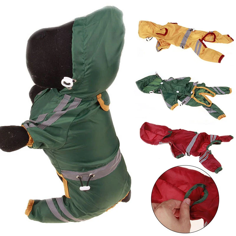 

Dogs Pet Layer Pet Jumpsuit Clothes Resistant Waterproof Dog For Pet Water Jacket Reflective Clothes Single Dogs Raincoat Coat