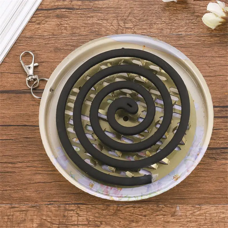 

Mosquito Coil Tray Portable Mosquito Coils Holder Large Hotel Metal Repellent Rack With Cover Summer Anti-mosquito Home Supplie