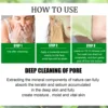 Remove Acne Blackheads Green Tea Peel-Off Mask Whitening Skin Anti-Wrinkle Pore Shrinking Serum Cream 5