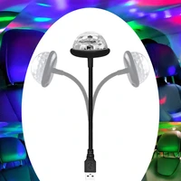 auto usb disco light party lights sound activated flexible multi color car atmosphere decorations lamp for car bedroom ceiling
