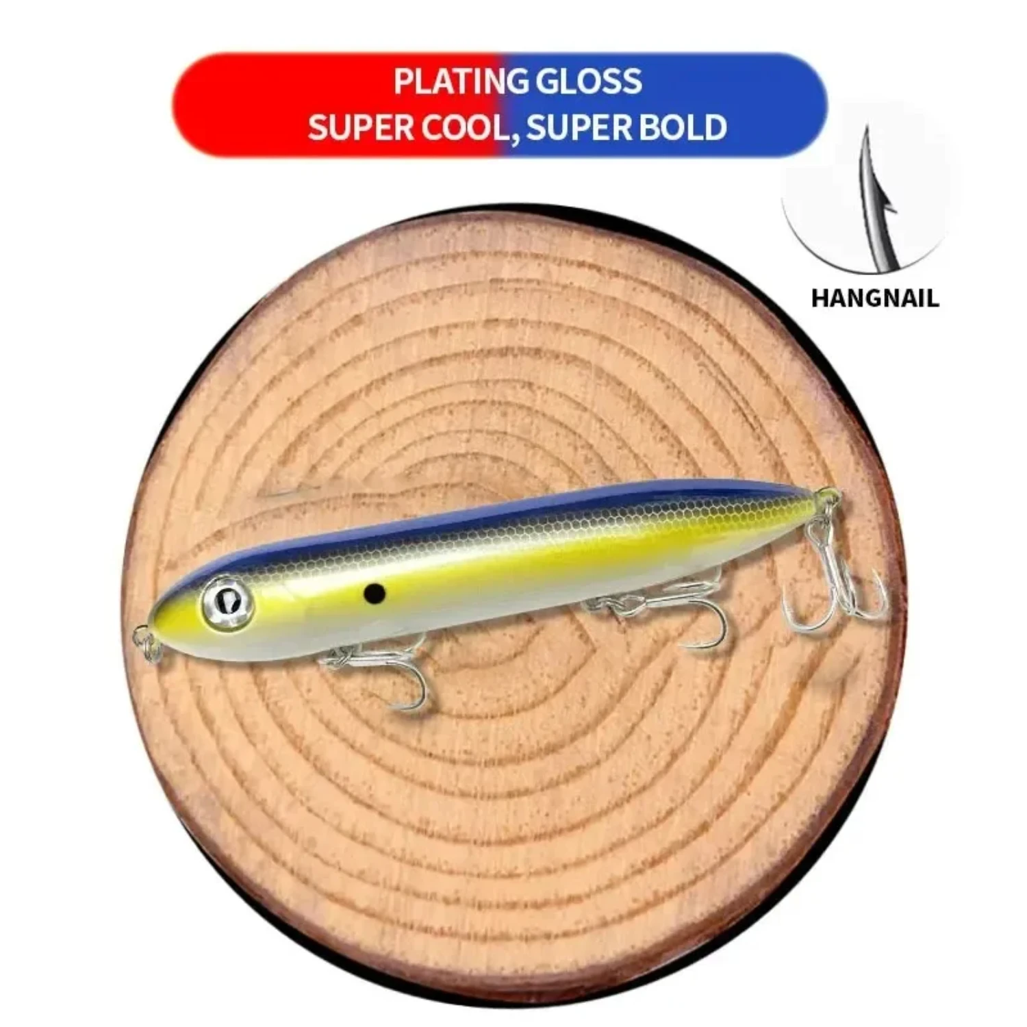 Приманка для ловли морского окуня 2024 Topwater Lure Surface Walk The Dog Bass StickBait WTD Pencil 126 мм 26 г