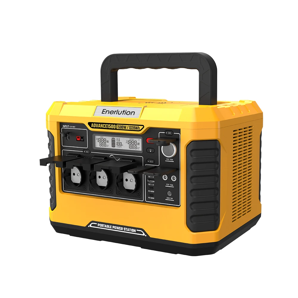 Фабрика энерlution на заказ 24 В 1500 Вт солнечное зарядное устройство портативная