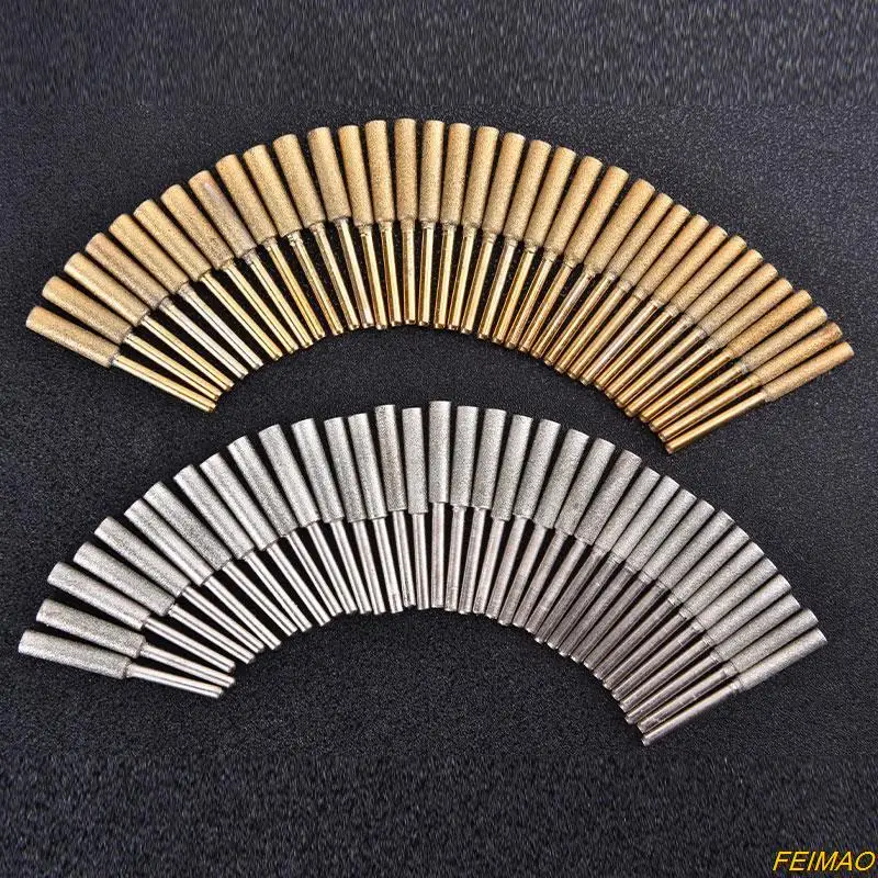 

12 шт. точильные камни с алмазным покрытием цилиндрическая заточка для бензопилы точилка пилка для камня резьба шлифование абразивный инстр...