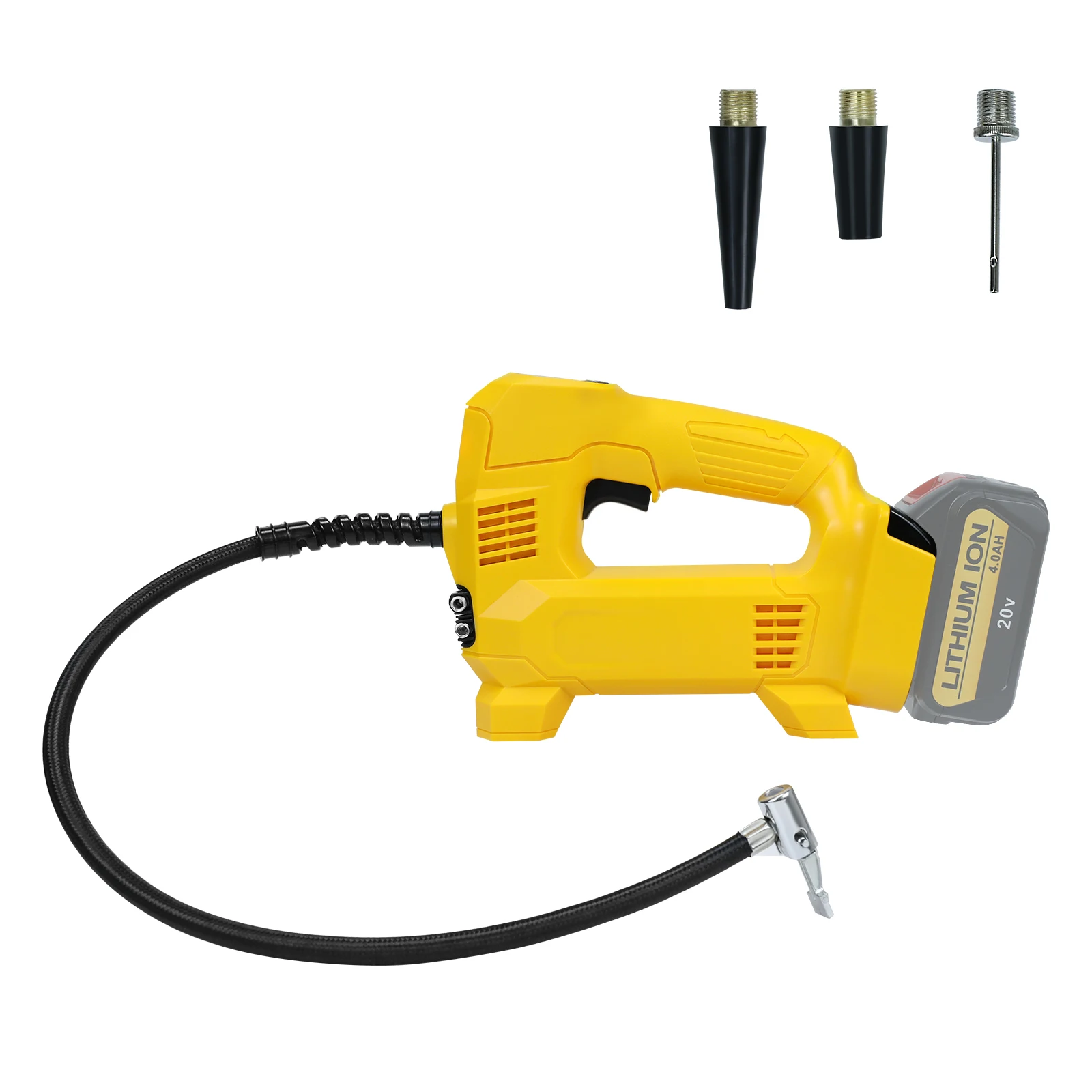 With Lcd Digital Pressure Gauge For Dewalt 18v Battery