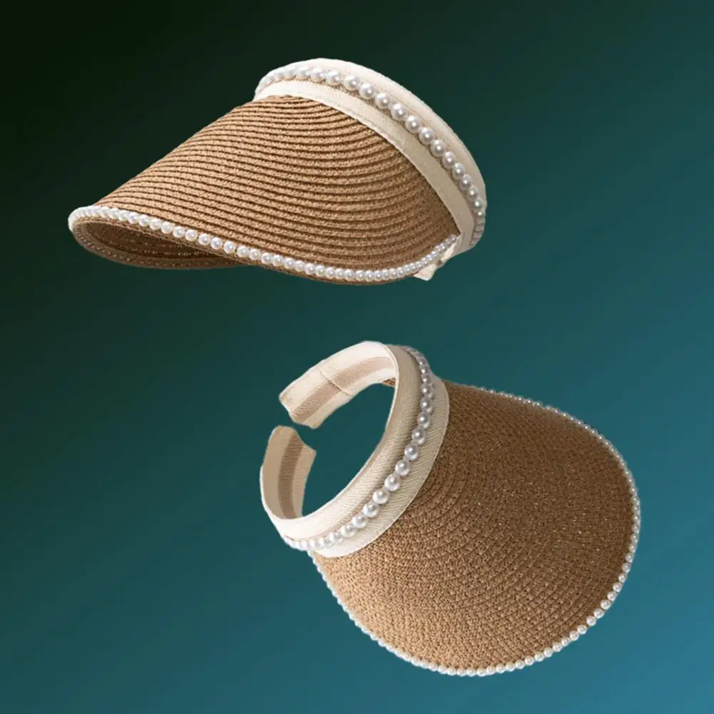 

Empty Top Hat Fine Workmanship Visor Hat Reinforced Quick Drying Visor Hat