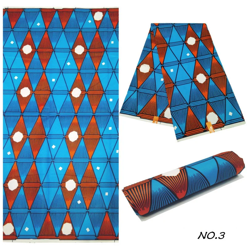 

New Design African Wax Cloth High Quality DIY African Print Women's Dress Polyester Clothing Fabric By Yard Eco-Friendly Sewing