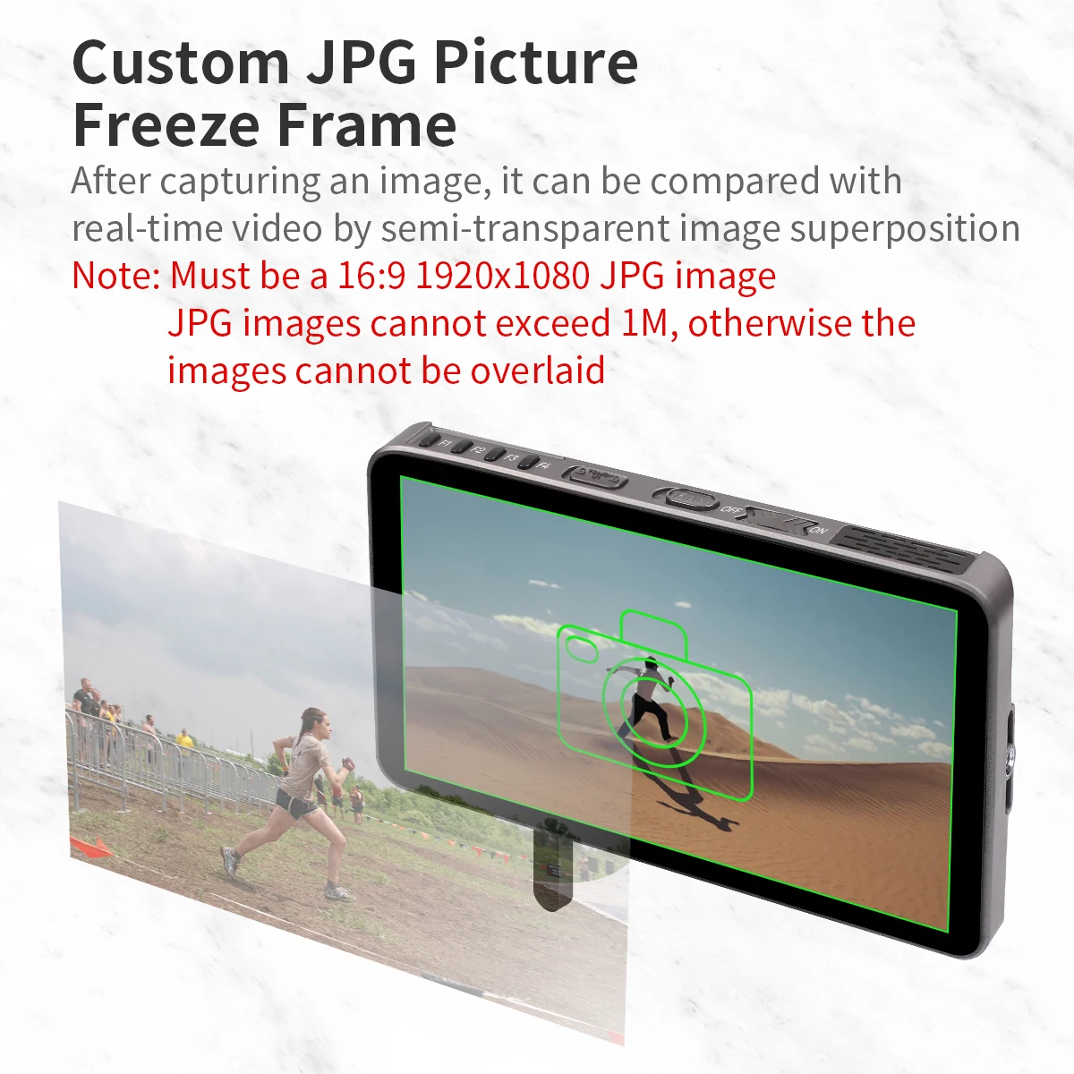 Портативный монитор высокой яркости Portkeys LH7H 7 дюймов 4K 1000 нит