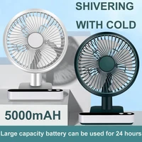 loylov new shaking head usb rechargeable fans desktop home office silent circulating electric fan cool rechargeable portable fan