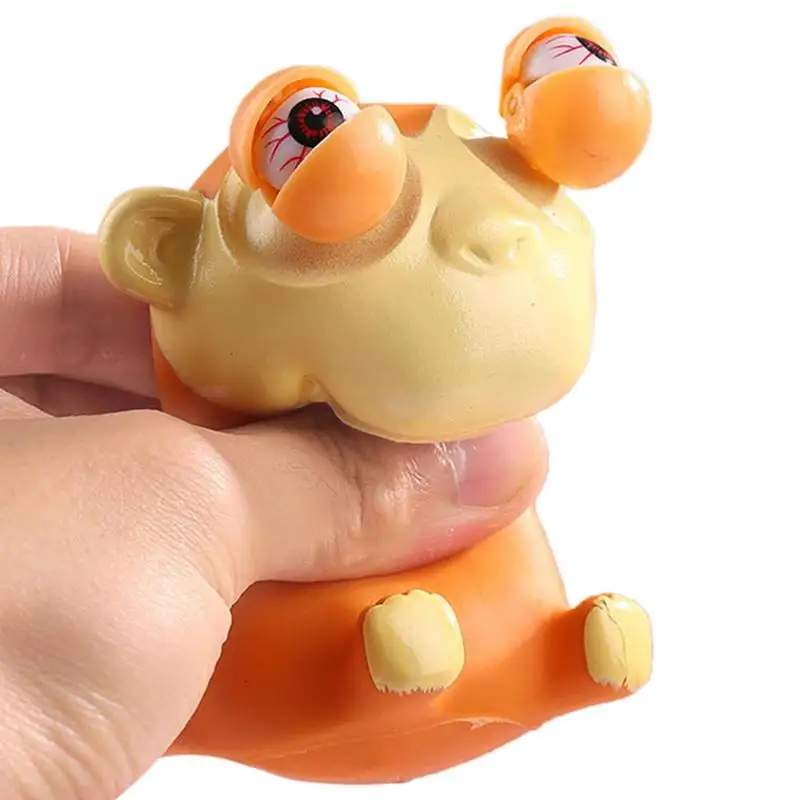 

Сжимаемая игрушка для снятия стресса, эластичная обезьянка для глаз, игрушка для снятия стресса, мячи для снятия стресса с животными в симпатичном дизайне