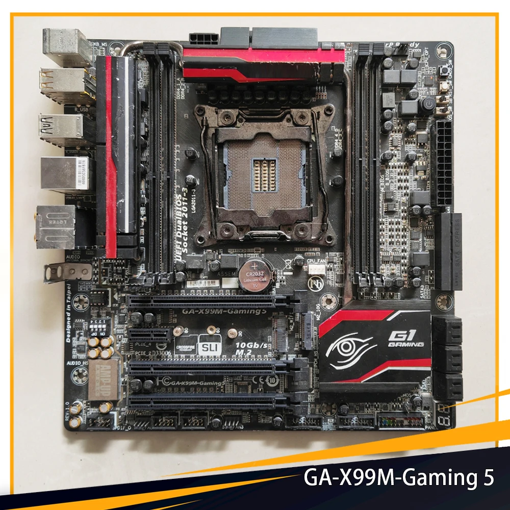 X99 GA-X99M-Gaming 5 для Gigabyte X99M-Gaming LGA2011-3 Core i7 процессоров DDR4 64GB Micro ATX - Цена: 27618.82