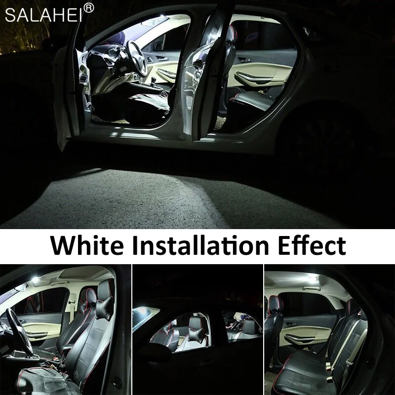 9 шт. автомобисветильник светодиодные лампы для салона автомобиля - купить по