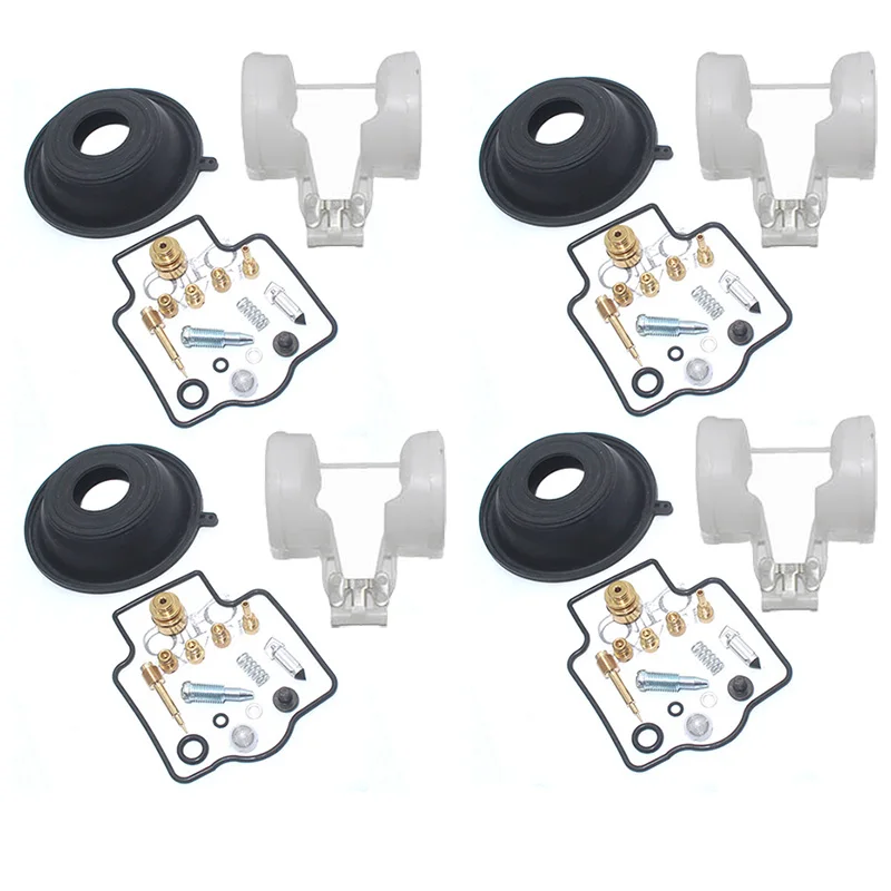 

4 SET for ZZR400 1990-2004 ZZR 400 ZX4 Motorcycle carburetor repair kit Floating needle seat