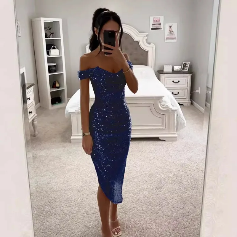 Женские макси-платья из полиэстера и хлопка