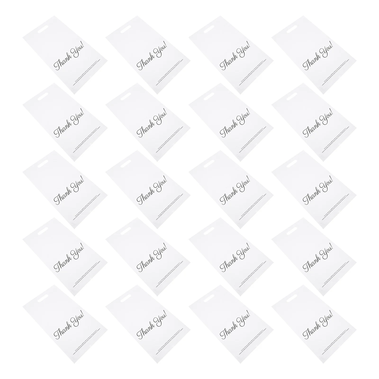 

Bags Thank You Bag Shipping Bulk Mailers Gifthandlespoly Shopping Party Packaging Proof Tear Treat Retail Goodies Boutique
