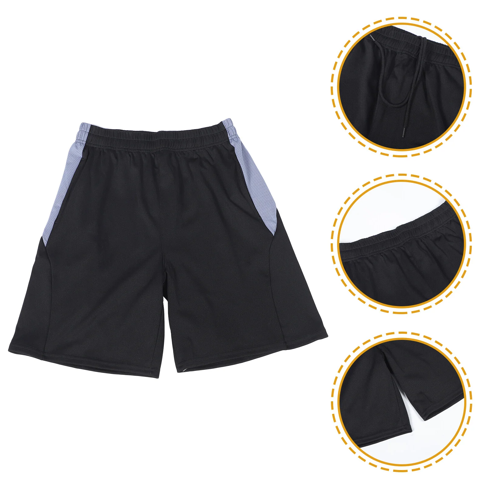 

Mens Athletic Shorts Cycling Running Sports Pants Breathable Fitness Male Polyester Jogging Summer Quick Dry Wearing