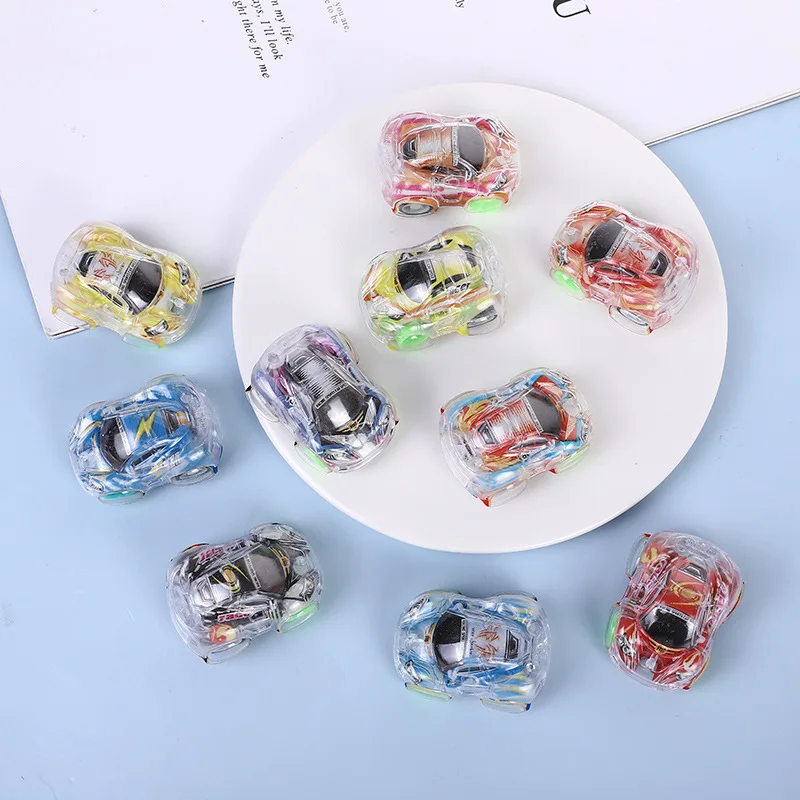 

10PCS Children's Mini Pull Back Car Cartoon Transparent Racing Boys Kids Action Cool Model Educational Toy Girl Funny Toy Set