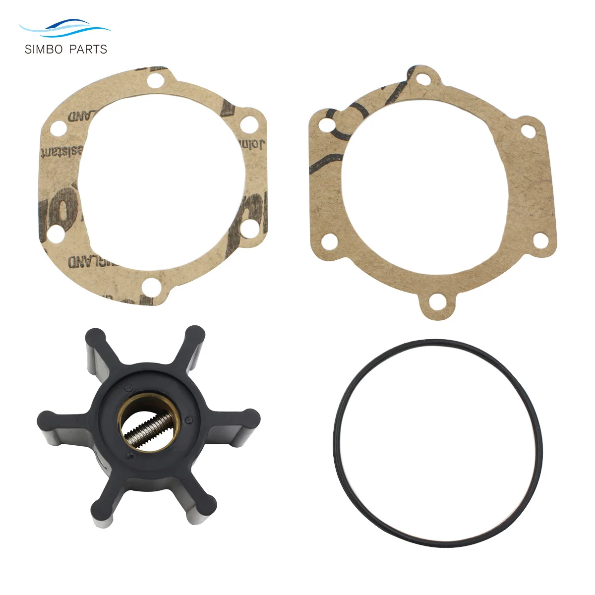 

18673-0001 Flexible Water Pump Impeller for Jabsco 673-0001 673-0003 18673-0003 JMP 7051-01 Sierra 18-3036