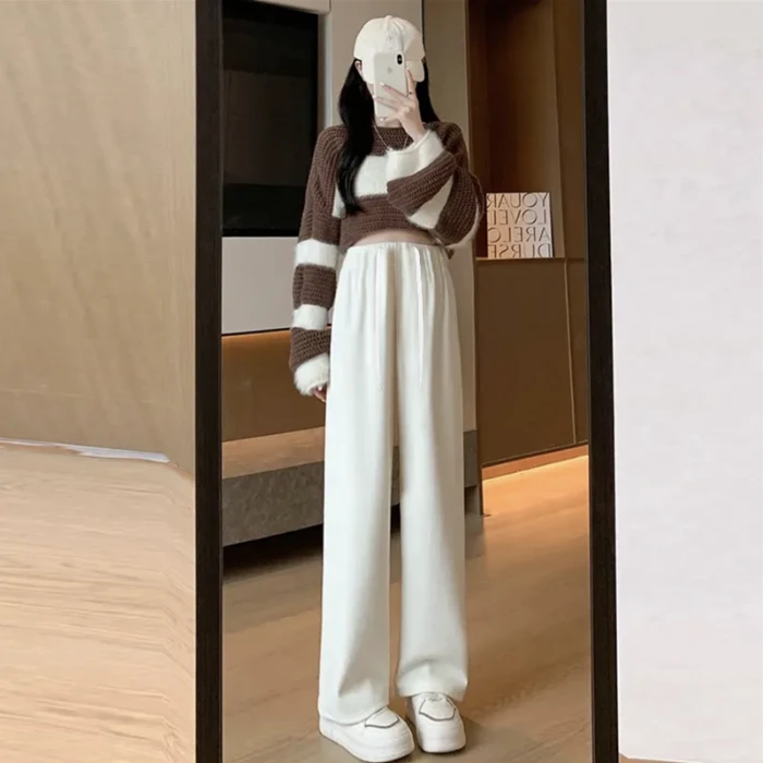 Весна 2024 брюки для беременных однотонные с завышенной талией офисные элегантные