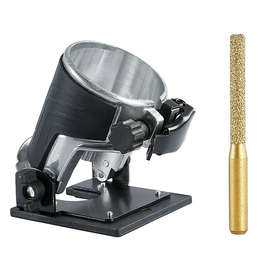 

Router Tilt Base Polishing Head Set Trim Laminates Polishing Bit Power Tool Parts Woodworking Cutter Trimmer
