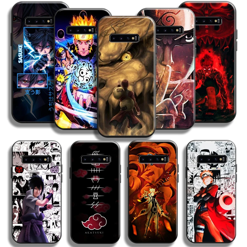 

Anime Naruto Uchiha Sasuke Phone Case For Samsung Galaxy S10 Plus S10E S10 Lite Case For Samsung S10 5G TPU Liquid Silicon