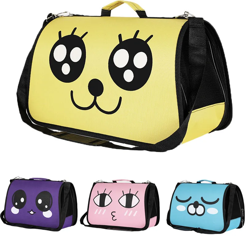 Переноска для домашних животных кошек собак сумка на плечо мультяшная