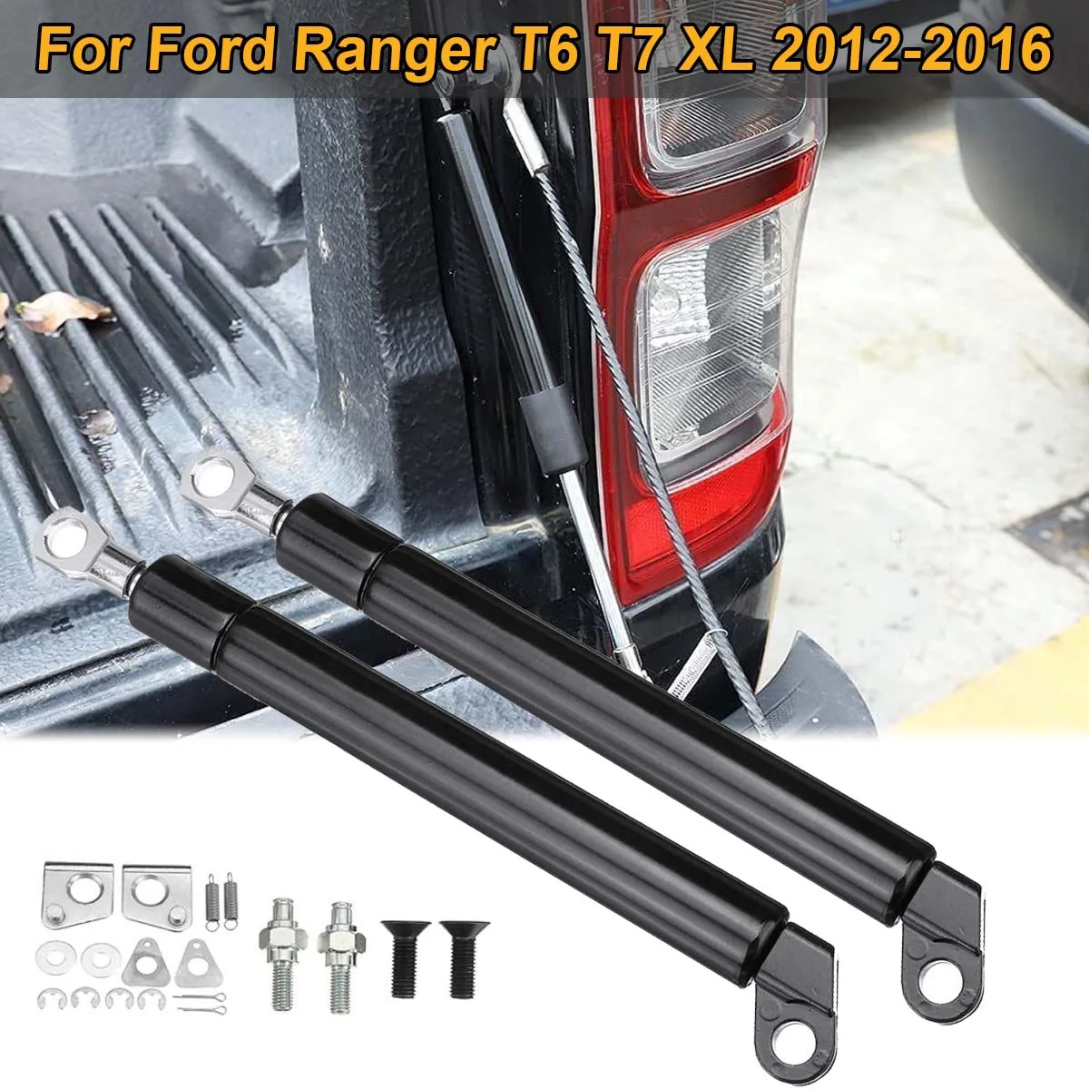 

Rear Tailgate Assist Slow Down Damper Gas Strut Lift Support for Ford Ranger T6 Xl Px Xlt 2011-2019 Mazada Bt50 PX Ranger 10-17