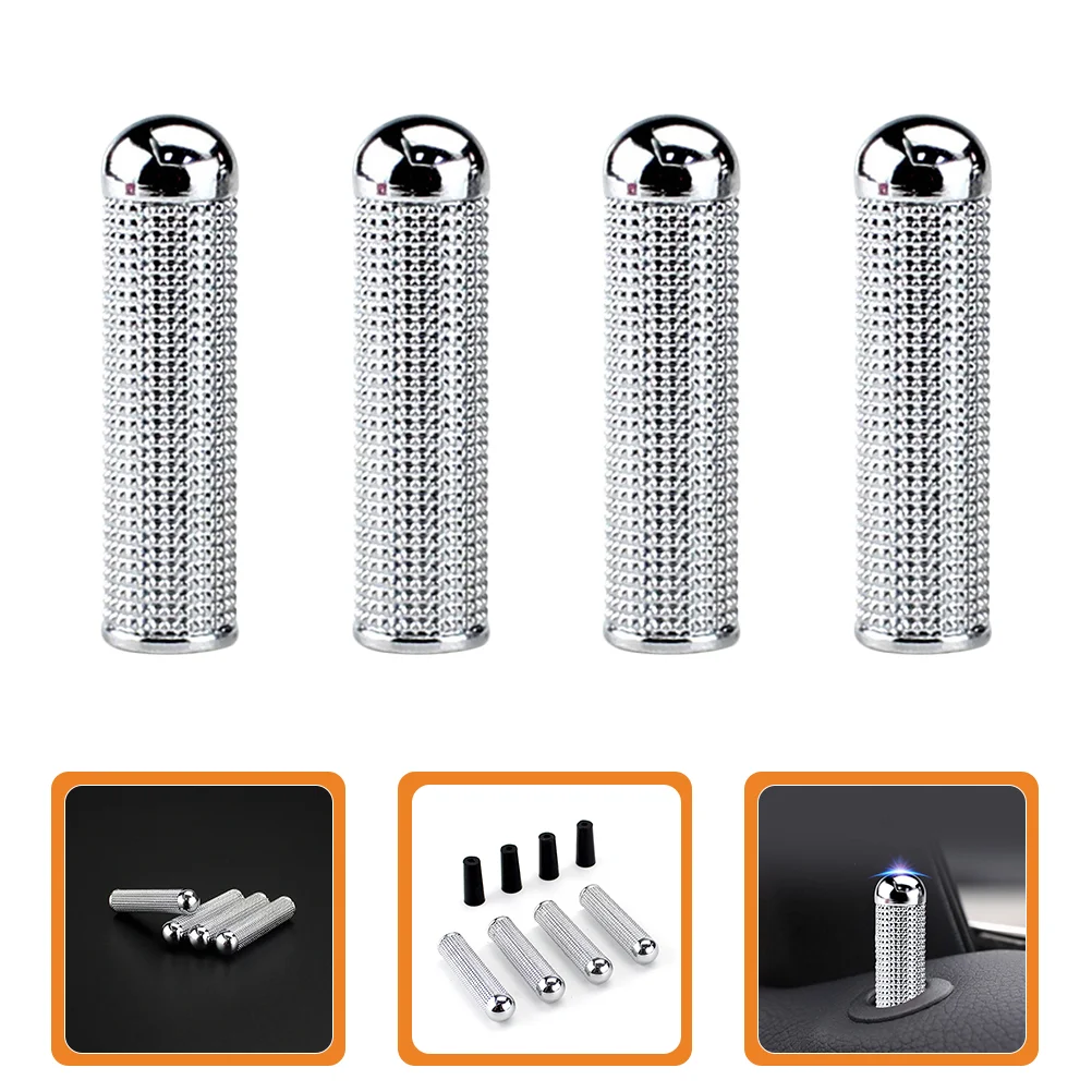 

4pcs Car Door Cover Car Door Lock Pin Alloy Interior Door Lock Door Bolt Car Interior Accessories