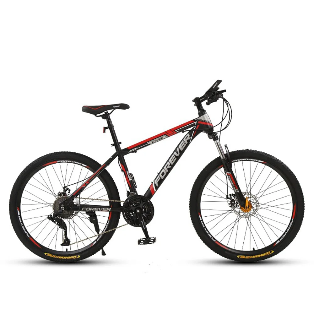 

26Inch 30Speed Mountain Bicycle With High Carbon Steel Hard Frame Aluminum Alloy Rim Dual Disc Brake For 150-185cm Adults