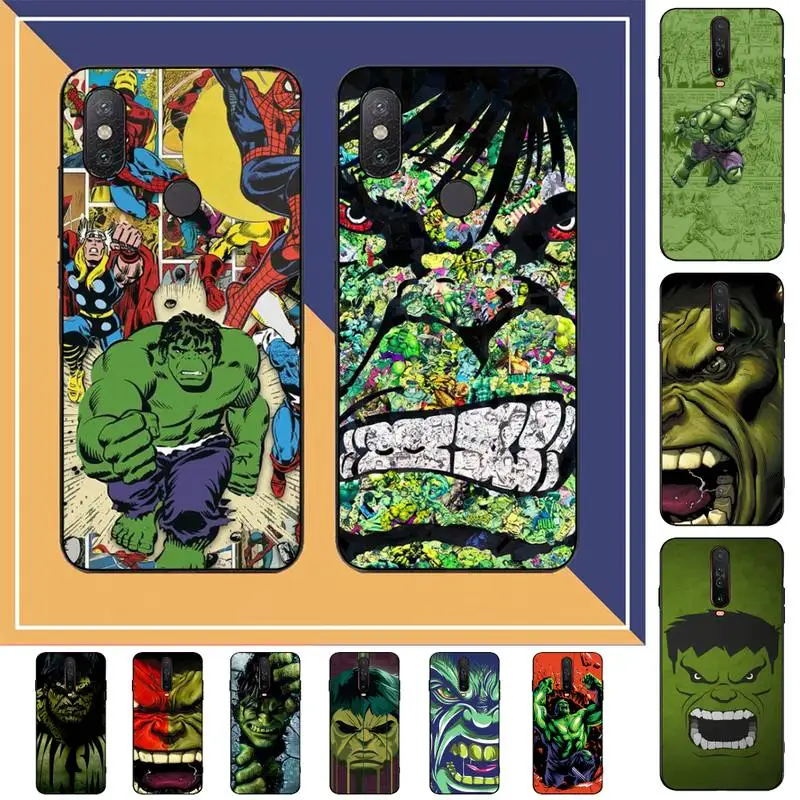 

Marvel Marvel hulk Phone Case for Redmi Note 8 7 9 4 6 pro max T X 5A 3 10 lite pro