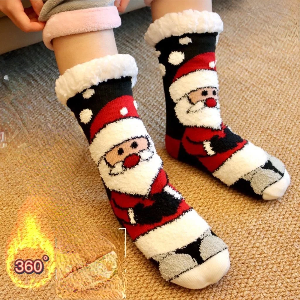 

Носки женские зимние утепленные бархатные Нескользящие, 2 пары