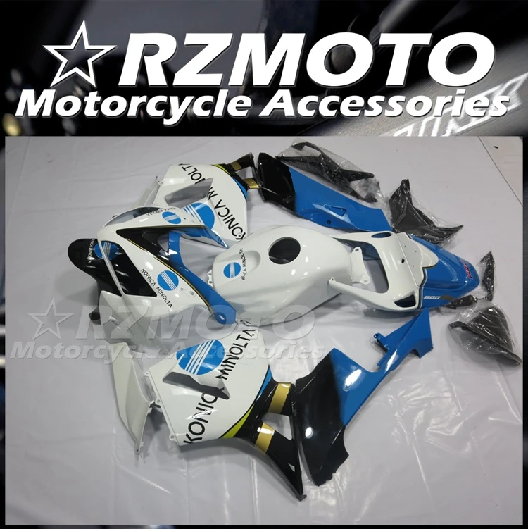 

Комплект обтекателей для мотоцикла из АБС-пластика, 4 подарка, подходит для HONDA CBR600RR F5 2005 2006 05 06, кузов белого и синего цвета на заказ