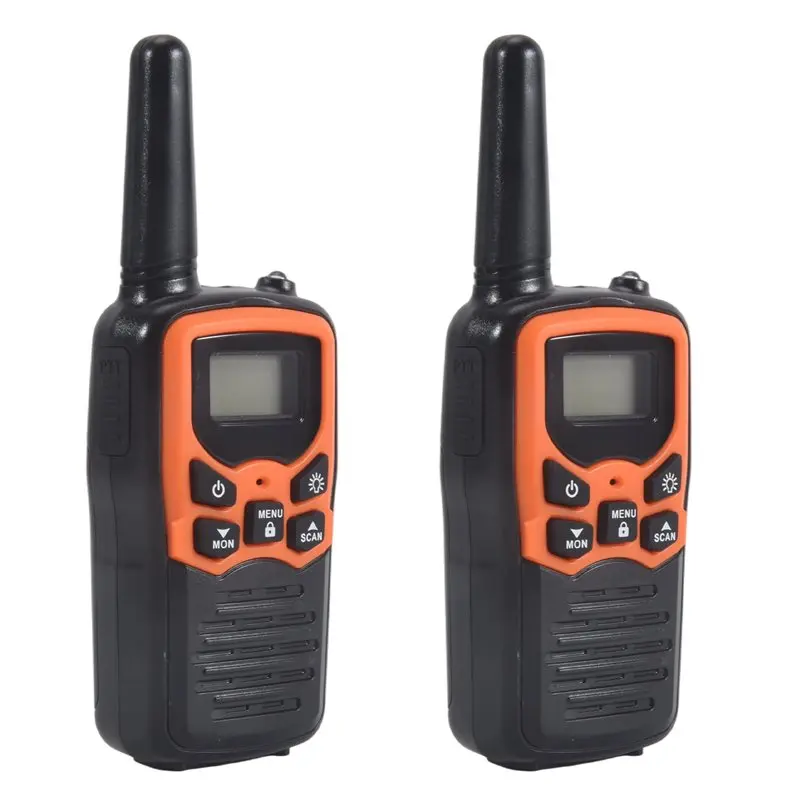 Фото A17F-2 шт. портативные рации, 22 канала, дальность 10 км, UHF 400-470 МГц, двухдиапазонные, для дальней связи №3