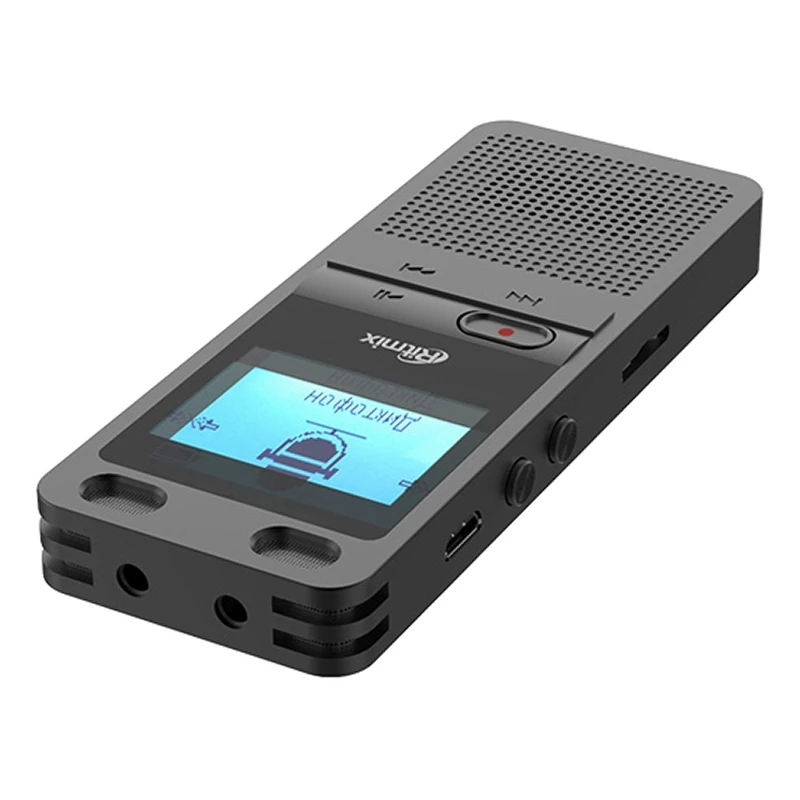 Диктофон RITMIX RR-910 4GB black (Li-Ion 600 мАч MicroSd голосовая активация таймер шумоподавление)