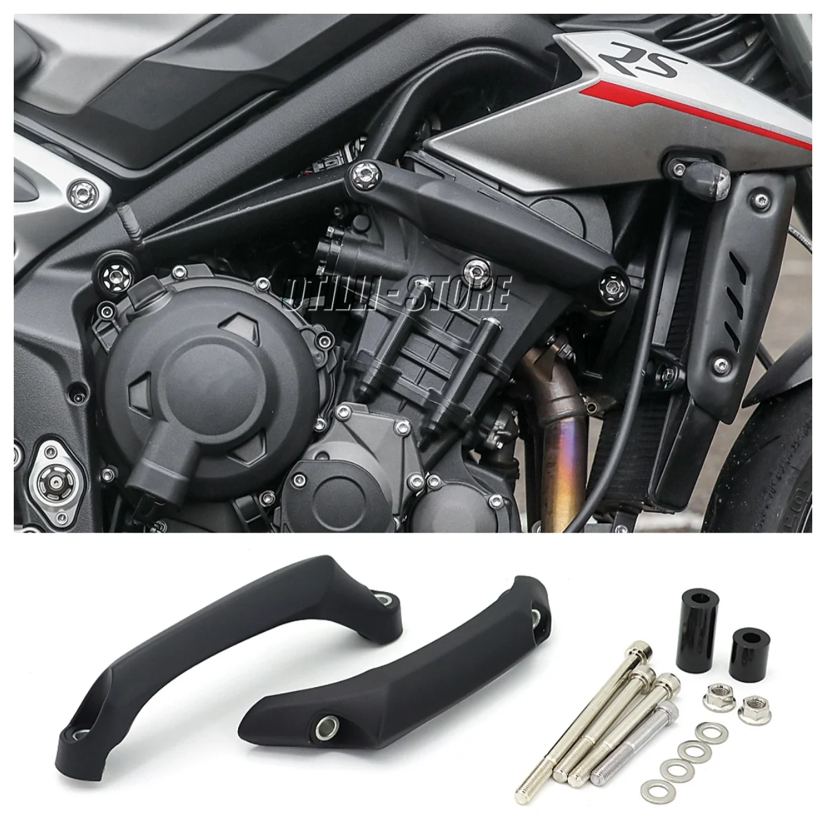 Алюминиевые ползунки с ЧПУ для мотоцикла защитные накладки от падения защита Street