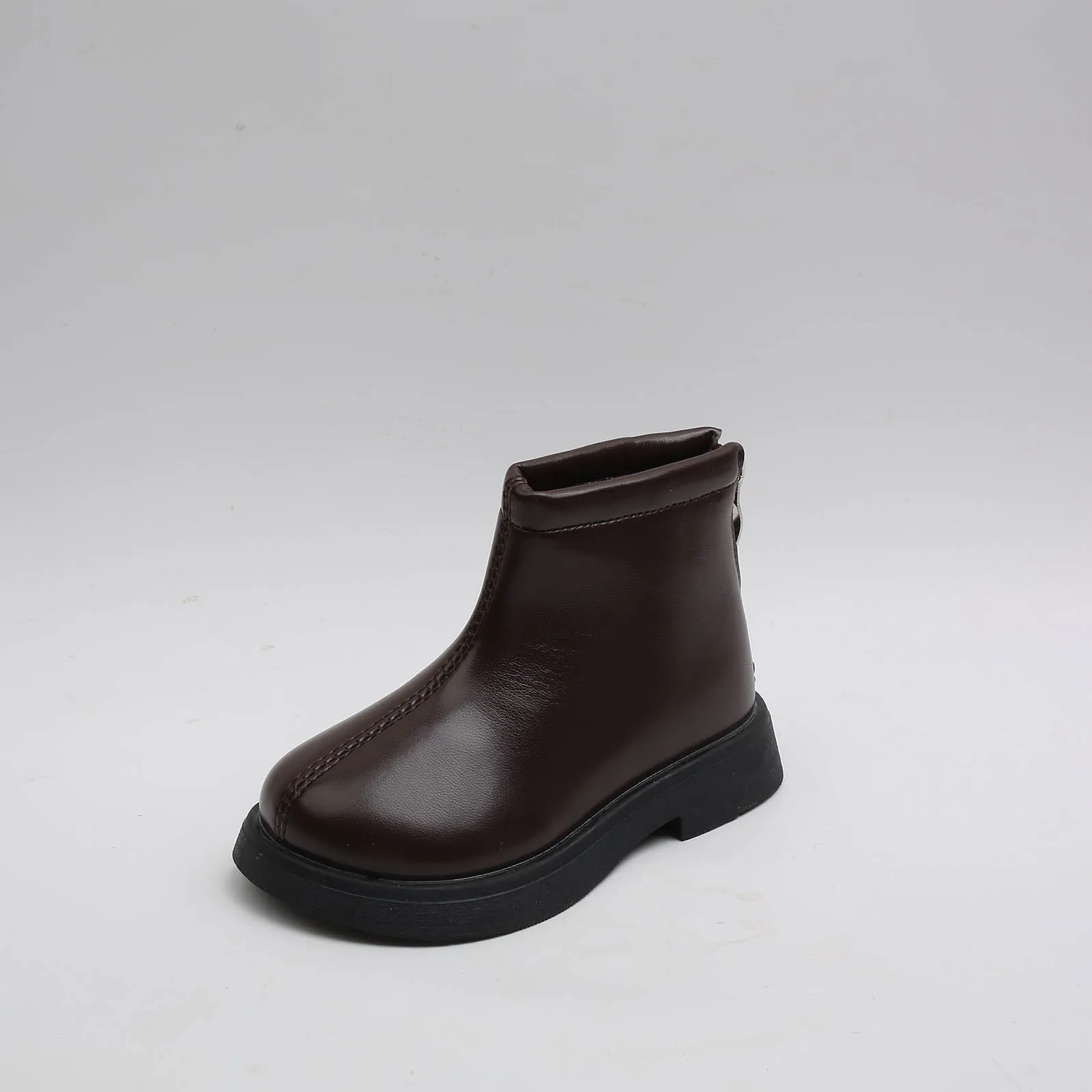 

Ботинки для девочек до 3 лет Маленькая детская обувь, короткие ботинки, короткая флисовая ветрозащитная обувь для девочек, школьная кожаная ...