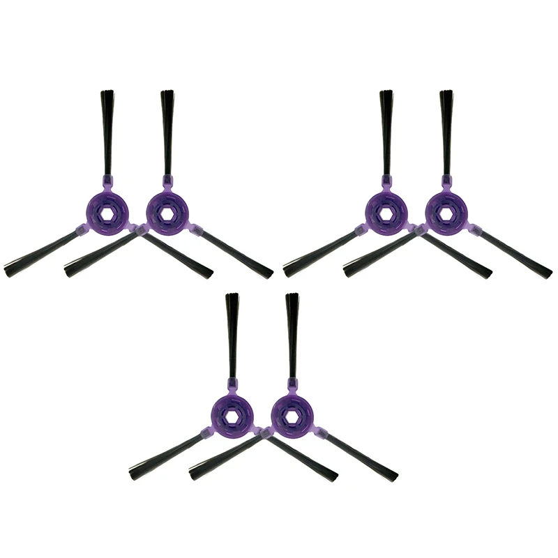 3 Pairs Of Side Brushes For Midea I5 I5young I9 I9EYE Vacuum Cleaner Sweeper 3-Arm