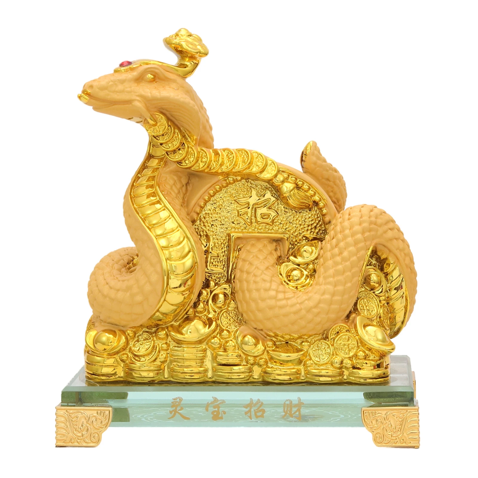 Bwinka 2025 Feng Shui коллекционные Статуэтки из золотой смолы в китайском стиле