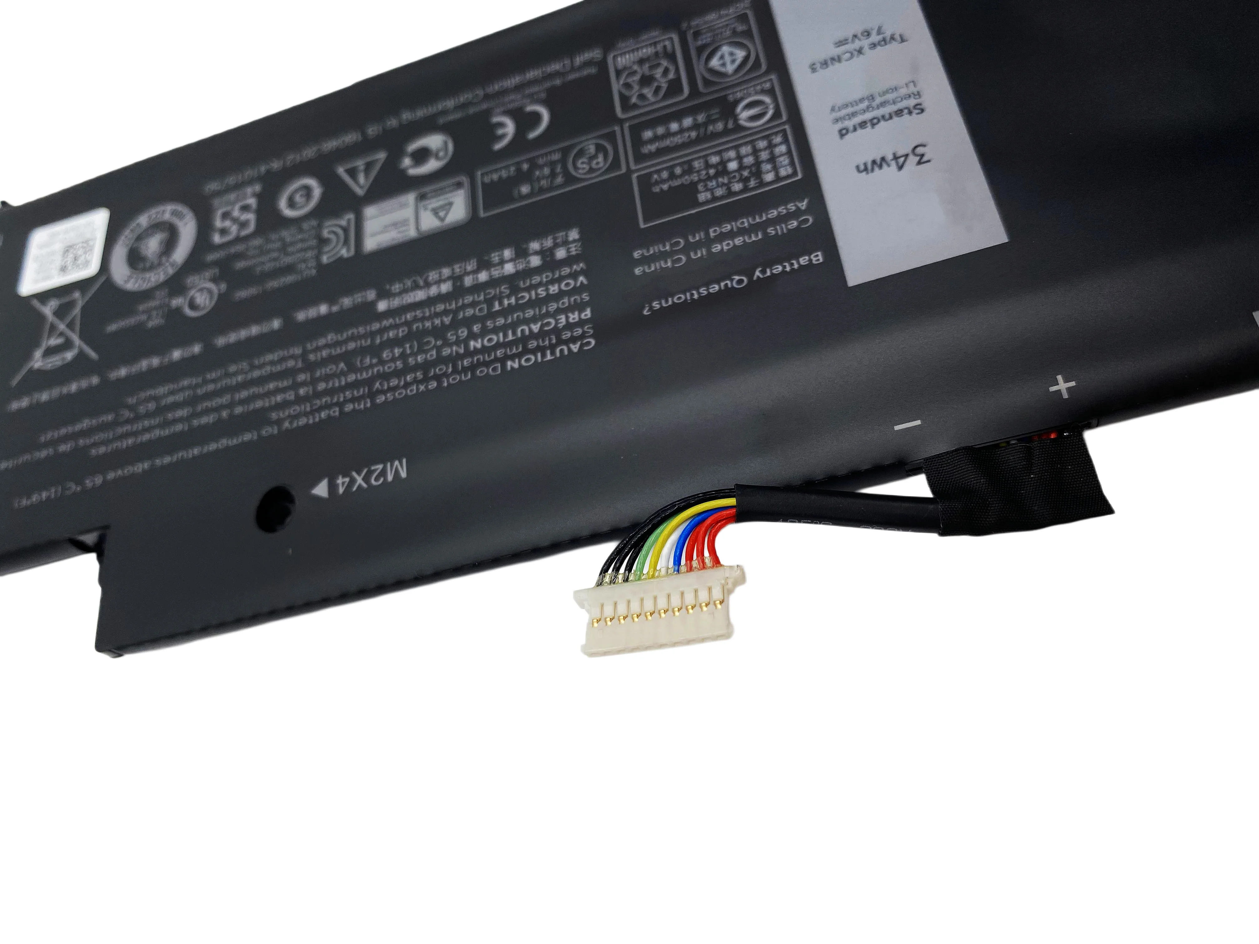 Фото Новый аккумулятор для ноутбука XCNR3 34Wh для Dell Latitude 13 7370 E7370 Ultrabook Series P63NY 0XCNR3 N3KPR 0G7X14 P67G WY7CG WV7CG 0WV7CG №4