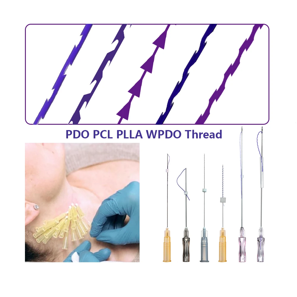 

20 шт./компл. Pdo Pcl лифтинг лица комбинипосылка упаковка Cog формовочная рыболовная нить долговечная прочная лифтинг с CE