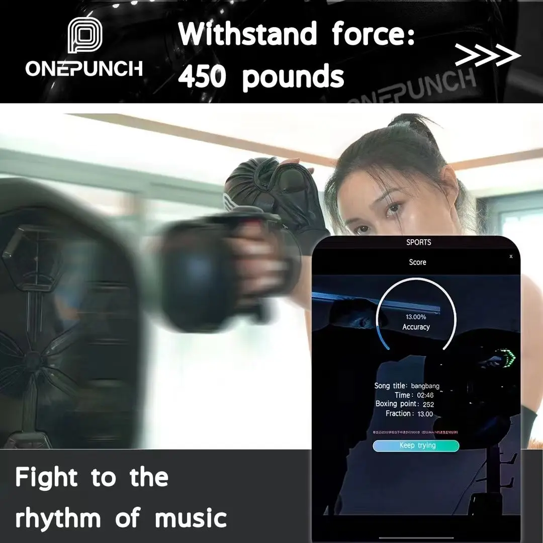 Yizhi профессиональный бренд Onepunch смарт-упражнения по музыке боксерская машина