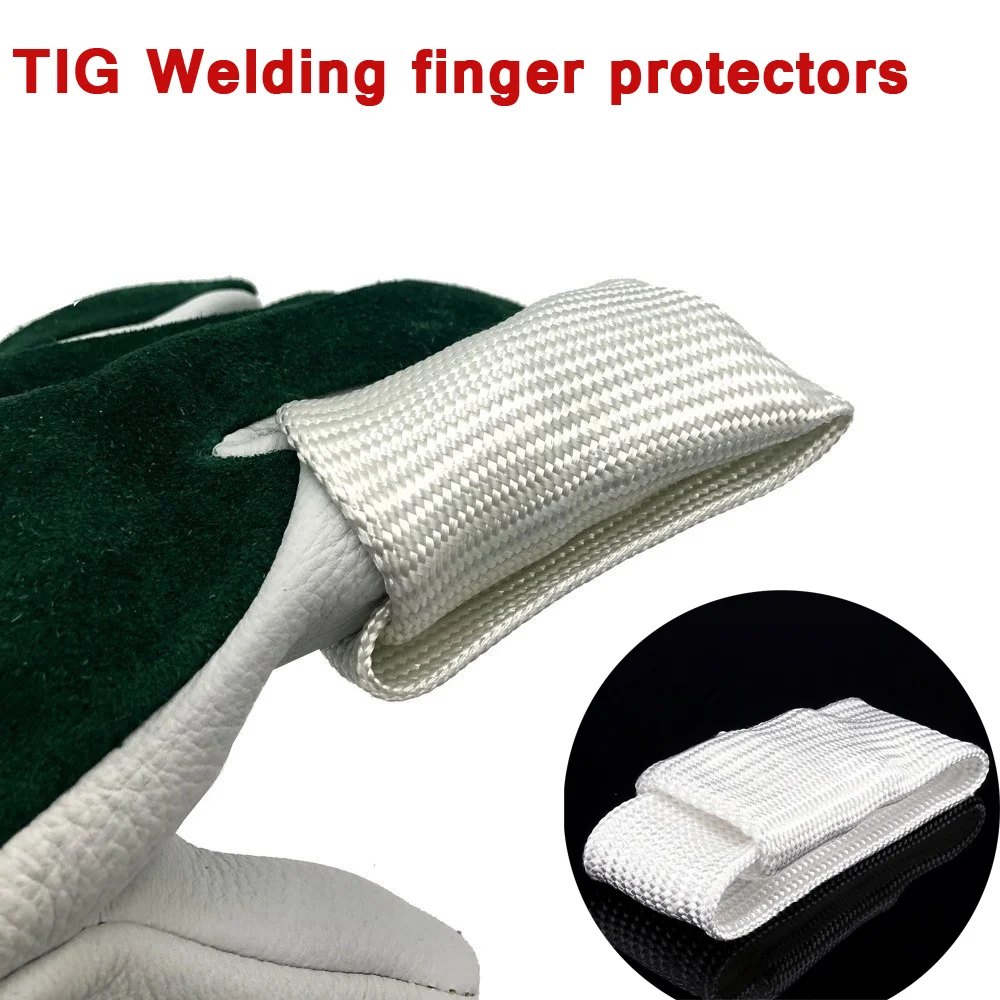 

Finger Heat Shield TIG Finger Protectors Welding Tips Tricks Heat Shield Welding Gloves Finger Guards For Soldering Glove