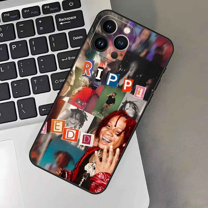 Фото T-Trippie-Rapper-Redds чехол для телефона Iphone 14 Pro Max 13 Mini 11 12 Xr X Xs и для M20 M31 M14 M10 S23 Pro Plus задняя крышка №2