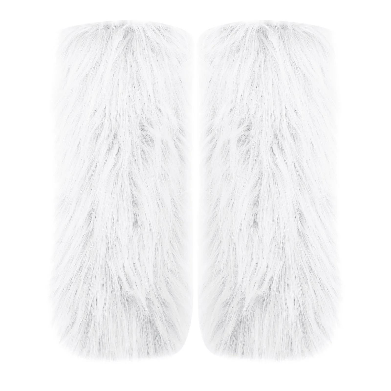 Faux Foot Covers Warm Furry Shoe Pile Socks Leg Stocking Hat for Men Silk Reflections Pantyhose Control Top