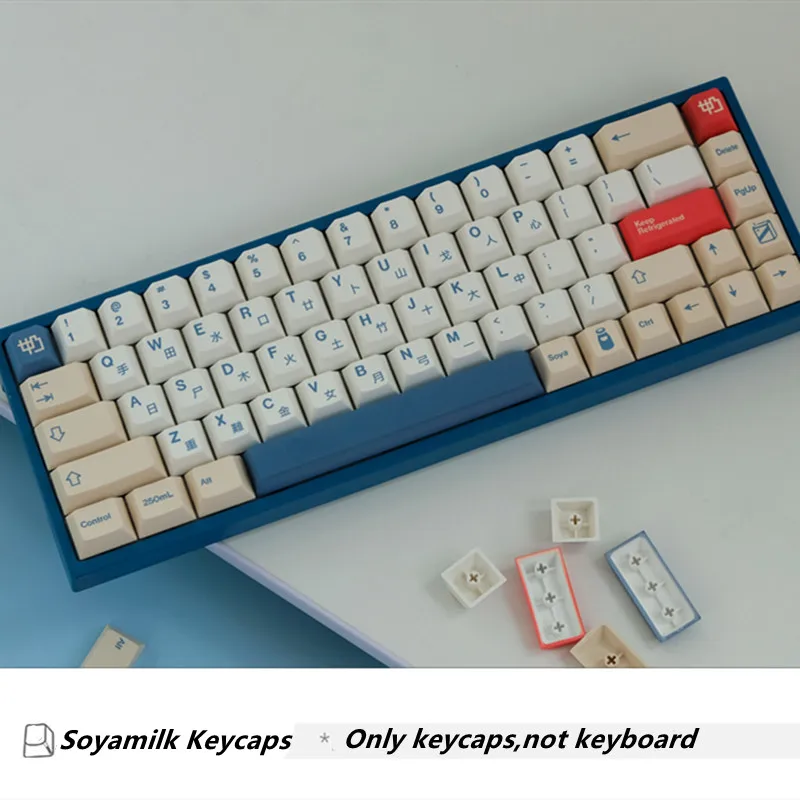 

Mechanical Keyboard Soyamilk GMK Keycaps Cherry Profile Keycaps 141 keys-set keycap With 1U 2U 1.75U Shift GK61 GK64 980